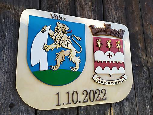 Dekorácie - Erb logo na  mieru podľa obrázka - 14938190_