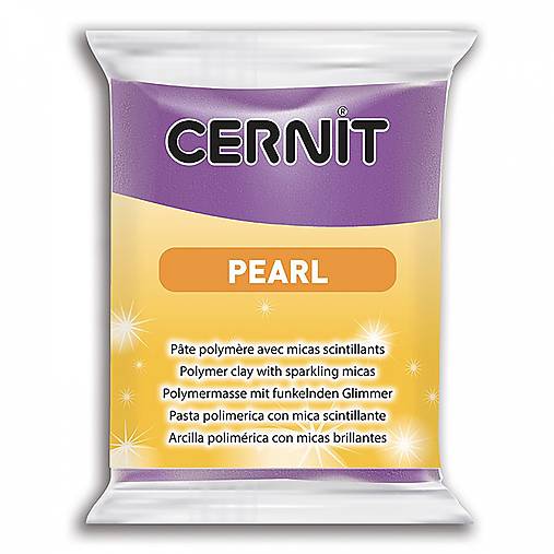 Cernit 56 g, PEARL, perleťová (fialová 900)