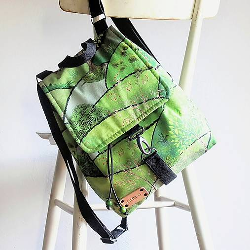 Batohy - Plátený batôžtek *Spring* - 14935479_