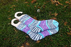 Ponožky, pančuchy, obuv - farebné bavlnené ponožky č.36-38 - 14936942_