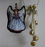 Dekorácie - Anjel - vianočná ozdoba, dekorácia - 14942067_