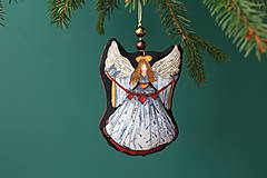Dekorácie - Anjel - vianočná ozdoba, dekorácia - 14942070_