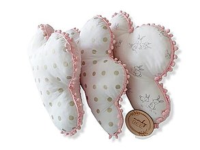 Detský textil - VÝPREDAJ - Obláčikový vankúšik (Zajkovia na bielom + ružové minky) - 14941120_