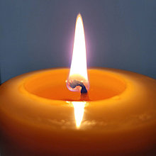Sviečky - Ohromnica, veľká sviečka z včelieho vosku - 14941486_