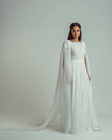 Šaty - Luxusné svadobné šaty z geometrickej krajky (bez peleríny) - 14942816_