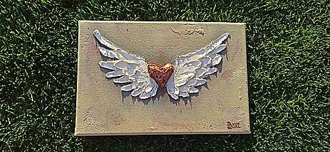 Obrazy - Anjelské krídla 3D - 14945138_