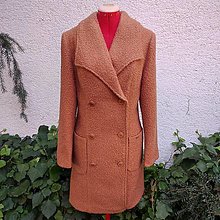 Bundy a kabáty - Vlnený hnedý zimný kabát (rôzne farby) (Ťavia) - 14944859_