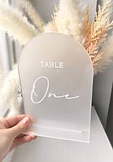 Tabuľky - Čísla na stoly - rôzne farby 007 - 14943863_
