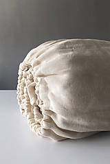 Úžitkový textil - Ľanová plachta farba slonovinová - 14943416_