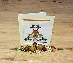 Papiernictvo - Vianočná pohľadnica - obrázok - psíček - 14947094_