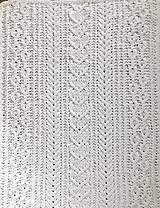 Detský textil - Deka do kočíka z Puffy Fine 100x80cm - biela - 14946254_