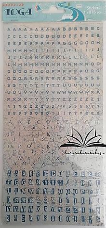 Papier - Papierové nálepky - Svetobežník abeceda (375 znakov) - 14948089_