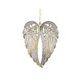 Iný materiál - Dekoračné anjelské krídla CAN24BZ - 14946231_