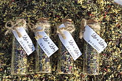 Darčeky pre svadobčanov - Sypaný bylinkový čaj s malinami a rakytníkom (veľké) - 14950620_