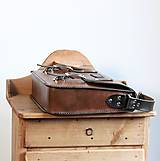 Pánske tašky - Pánska kožená messenger brašňa - 14949173_