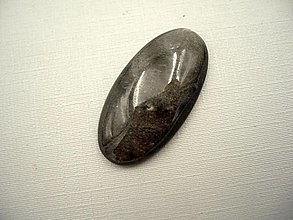 Minerály - Kabošon - obsidián stříbrný 33 mm, č.4f - 14950386_