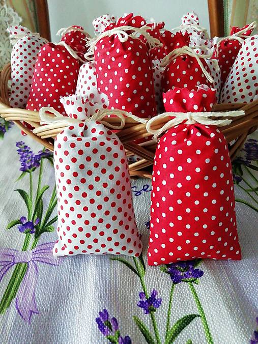  - sušená levanduľa od babičky ♥ (biele bodky) - 14950597_