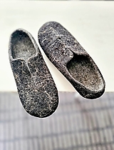 Ponožky, pančuchy, obuv - Pánske vlnené papuče ON - vlašský orech - 14954678_