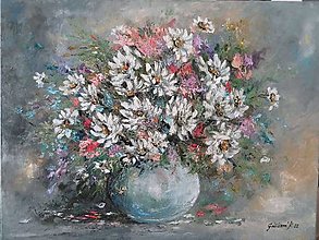 Obrazy - ,, Zátišie s kvetmi " - 14953933_