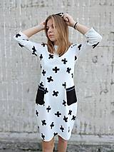 Šaty - Dámske teplákové šaty LENNY - 14954346_