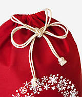 Úžitkový textil - Červené vrecúško s menom - 14952732_