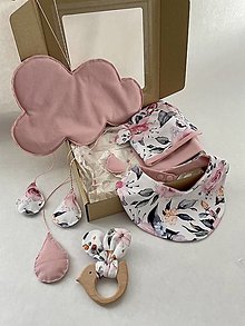 Detské čiapky - Darčekový baby box - 14954194_