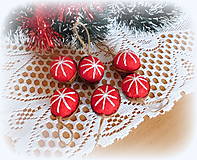 Dekorácie - Plstené vianočné oriešky - 14952972_