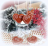 Dekorácie - Plstené vianočné medovníky - 14952992_