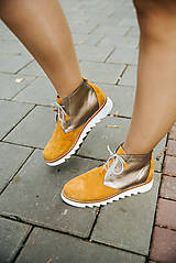 Ponožky, pančuchy, obuv - Mustard - 14959671_