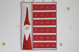 Dekorácie - Adventný kalendár s Mikulášom - 14956750_