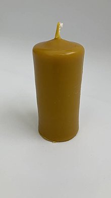Sviečky - Sviečky z včelieho vosku (Valec hladký 9x4 cm) - 14955922_