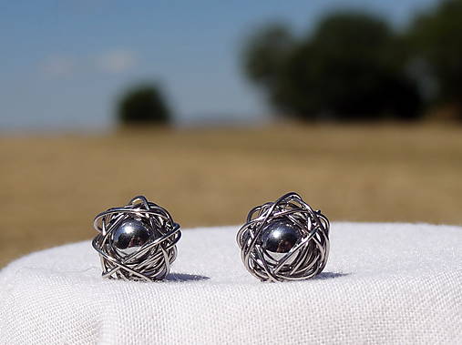 Náušnice -  dotkni sa hviezd ... chirurgická oceľ - 14962002_