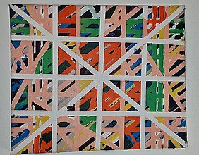 Obrazy - Farebný chaos v geometrii 1 - 14962624_