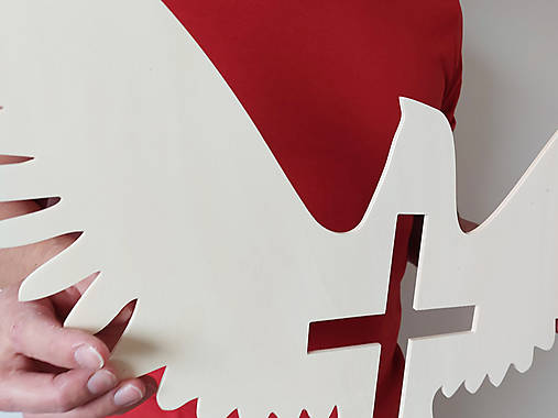 Výzdoba do kostola holubica 40cm 