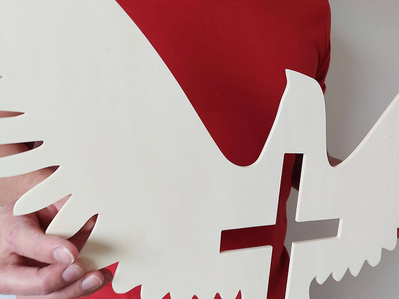 Výzdoba do kostola holubica 40cm 