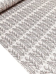 Textil - Zamat s 3D štrikovanou potlačou - 14965461_