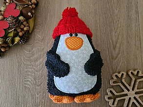 Hračky - Tučniačik miláčik (Tučniačik červená čiapka) - 14964713_
