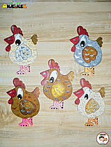 Magnetky - Magnetka - sliepočka - 14968359_