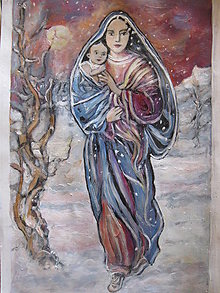Obrazy - Panna Mária Snežná - 14969844_