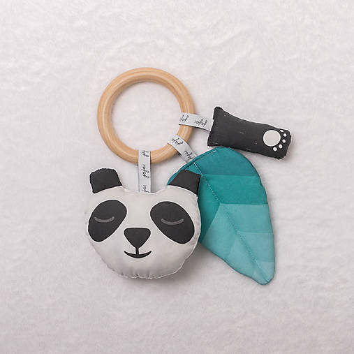 Hračky - Hryzadielko panda PAN - PAN - 14969664_