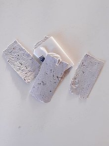Papier - Visačky na darčeky -fialové - 14969536_