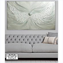 Obrazy - "Strážny anjel" 3D maľba - 14971090_