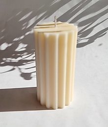 Sviečky - Sójová sviečka • Pillar mini - 14970572_