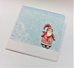 Papiernictvo - Pohľadnica ... vianočný škriatok - 14980368_