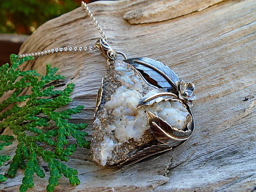 Strieborný prívesok Ag925 Dubnický opál