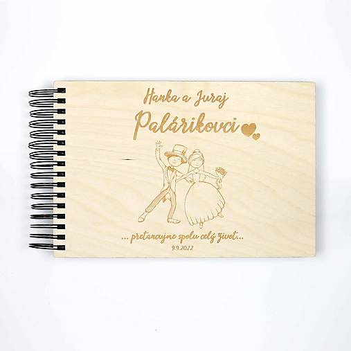 Papiernictvo - Svadobný album, svadobná kniha – Pretancujeme spolu celý život - 14977041_