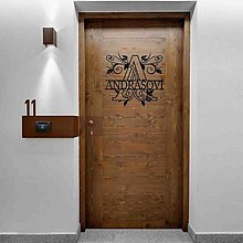 Dekorácie - Menovka na dvere – Sebastian - 14978304_