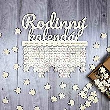 Dekorácie - Rodinný kalendár s menami puzzle – Michal - 14979284_