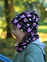 Detské čiapky - Malá láska ♥ úpletová čiapka, nákrčník alebo set - 14982062_