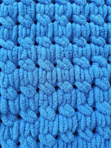 Detský textil - Puffy deka kráľovská modrá - 14982636_